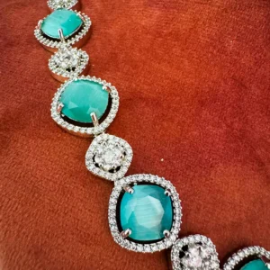 Alternative view of Jane Choker style CZ Necklace