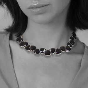 Alternative view of Crystal CZ Necklace, Purple