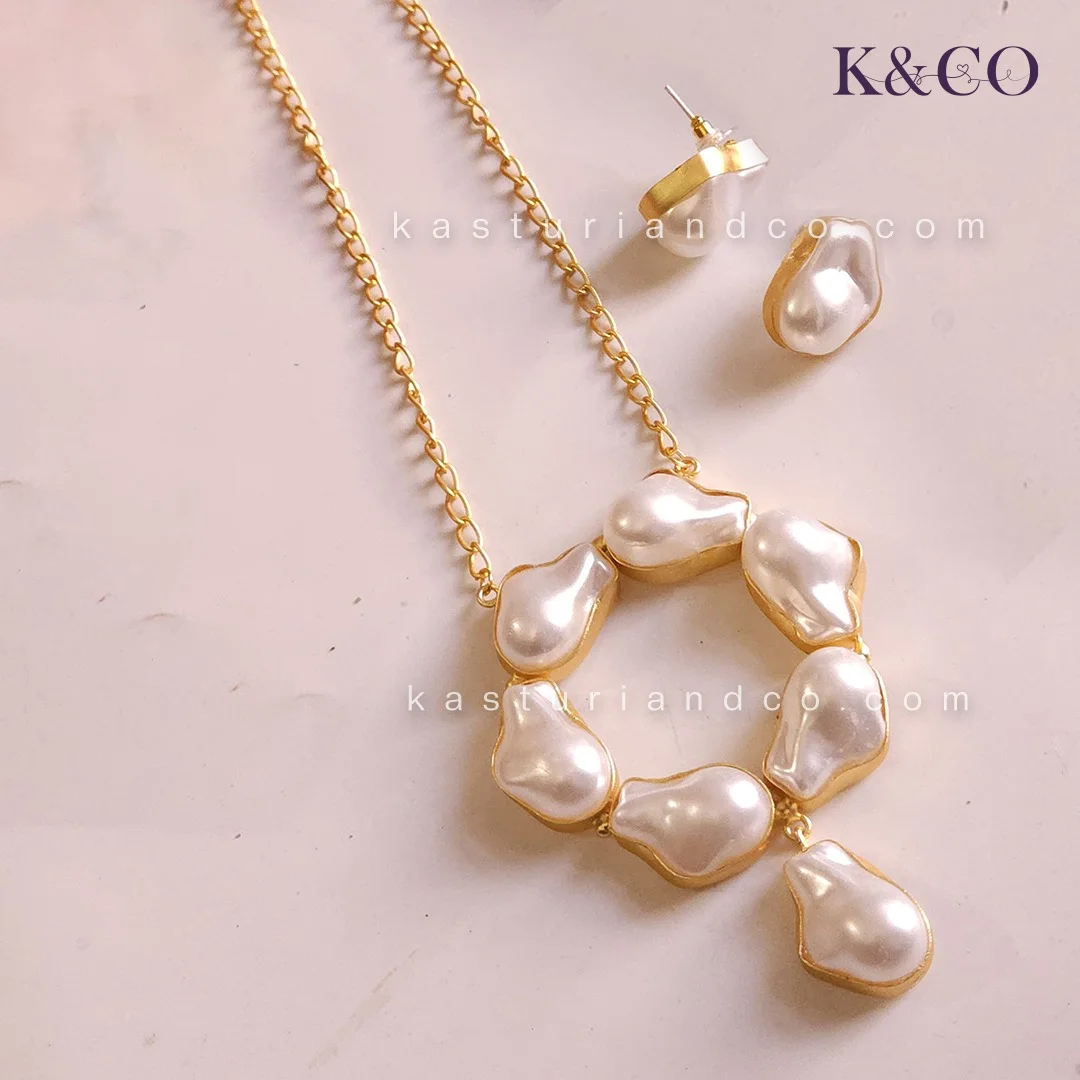 Baroque Stone Pendant