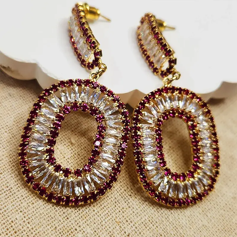 Royal Bordeaux Earrings