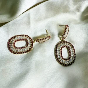 Bordeaux Luxe Earrings