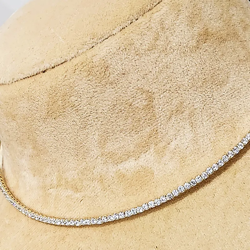 Dual Tone Tennis Choker - Image 2