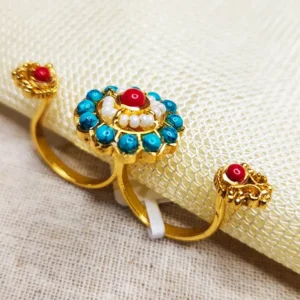 Alternative view of Shri Ethnic Double Finger Rings