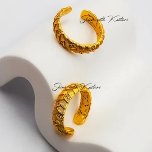 Alternative view of Honey Gold Weave Ring