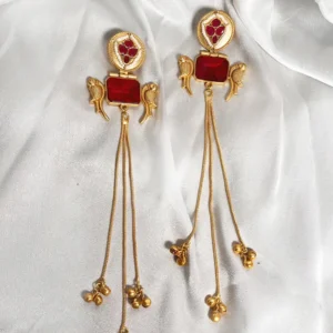 Kashmir Long Jhumkis, Ruby