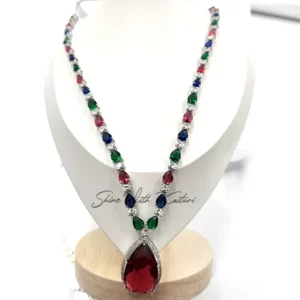 Buy Multicolour Stone Necklace