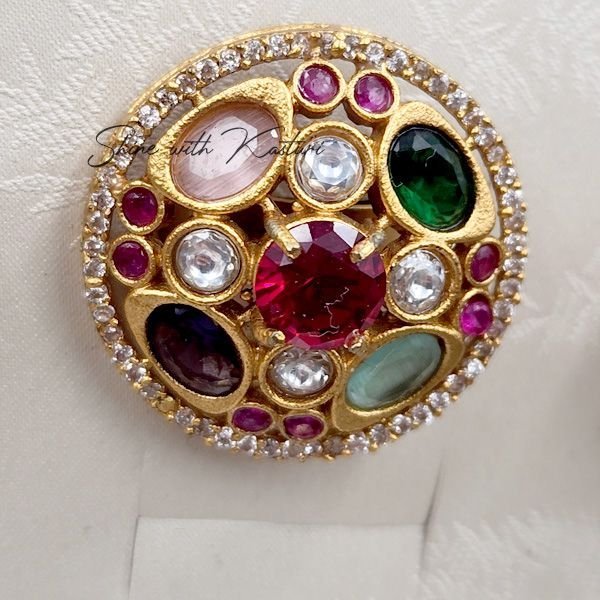 Traditional Polki Cocktail Ring