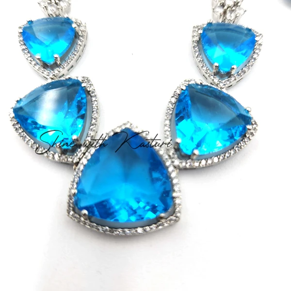 Tina Premium Crystals Necklace - Image 2