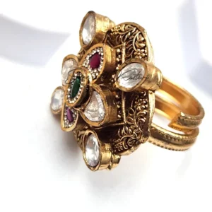 Alternative view of Antique Royal Kundan Ring