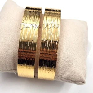 Textured Gold Cuff