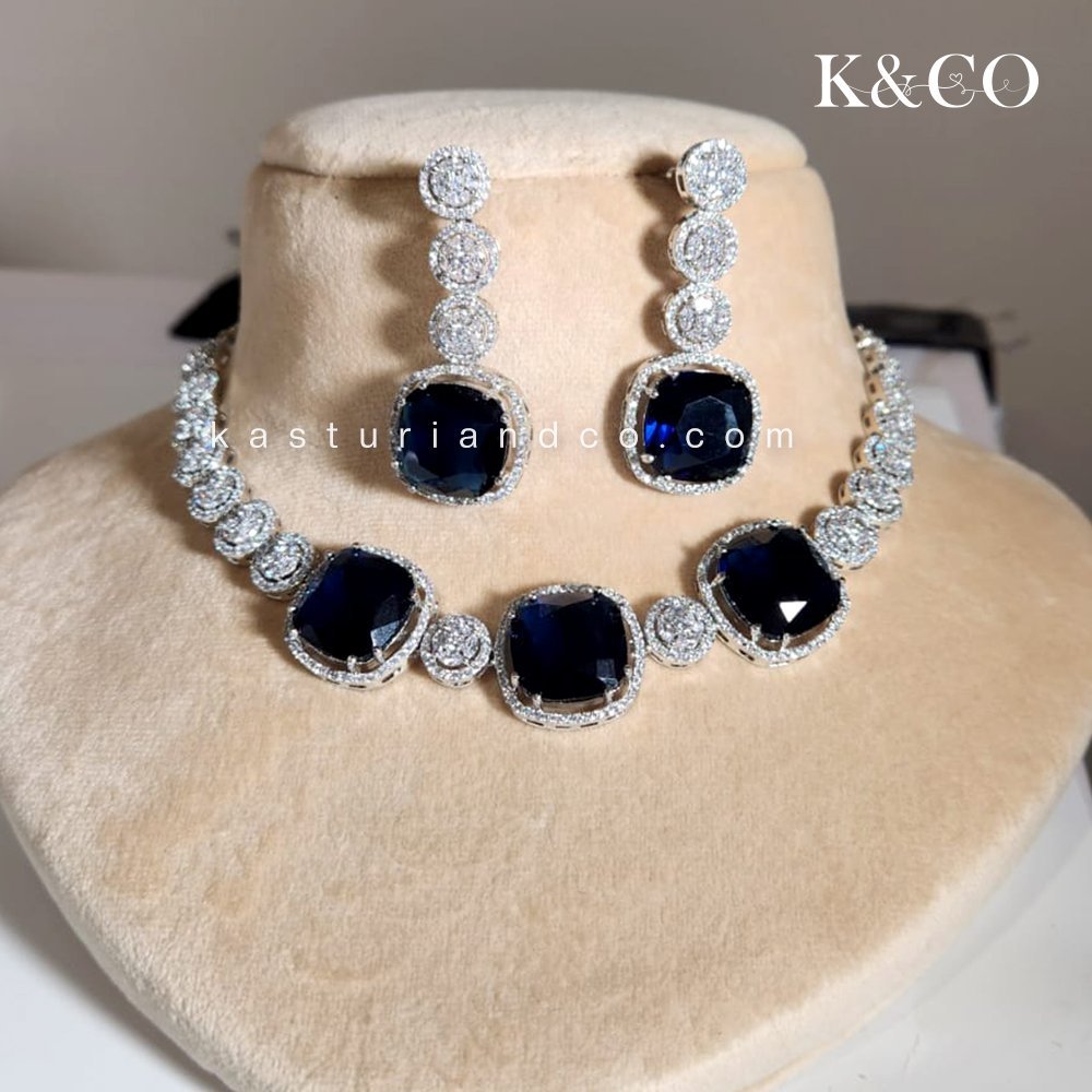 CZ Necklace with stones