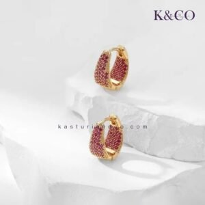 Alternative view of Cubic Zirconia Huggies