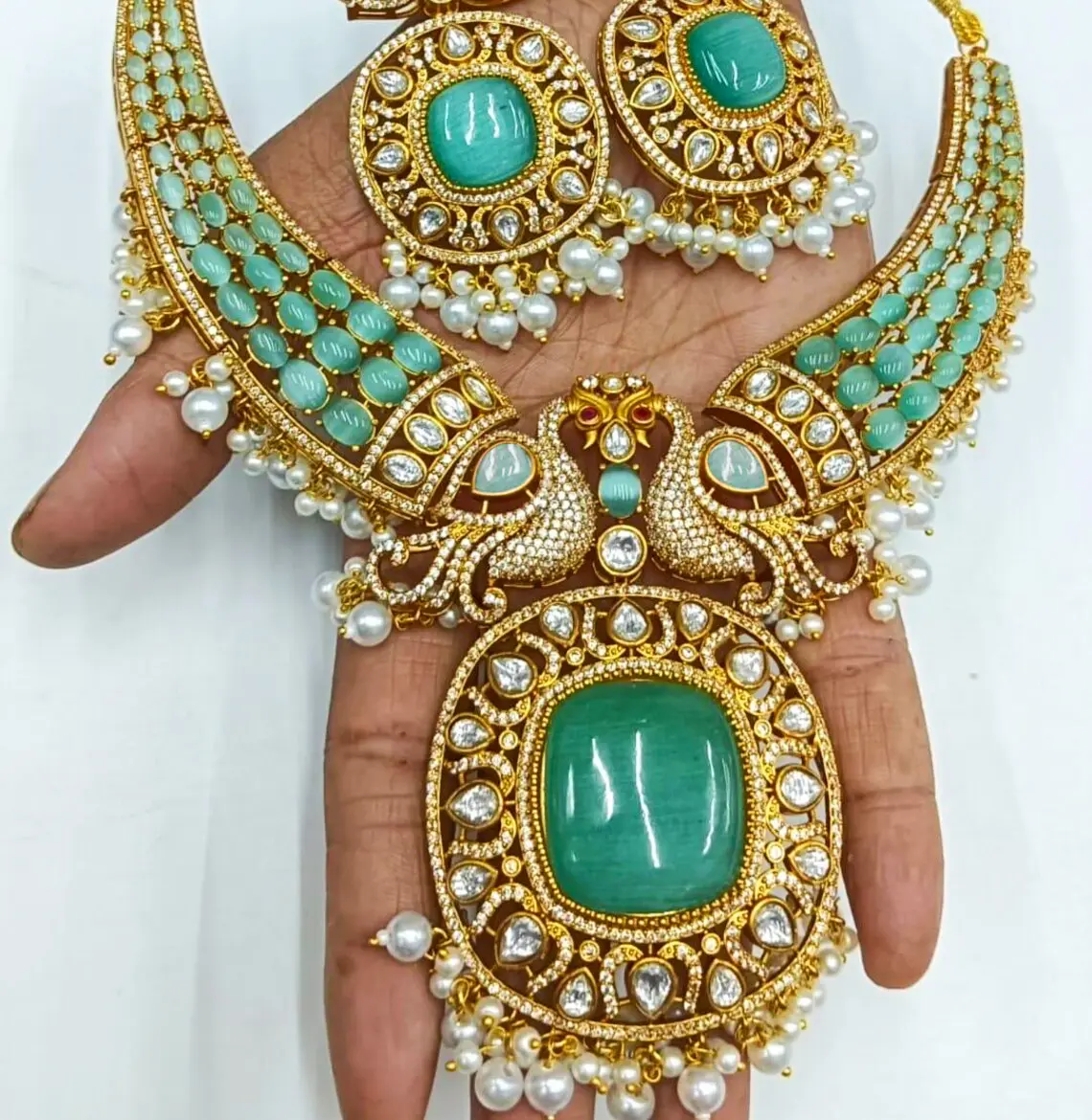 Celebrity Inspired Choker with Royal Pendant - Image 5