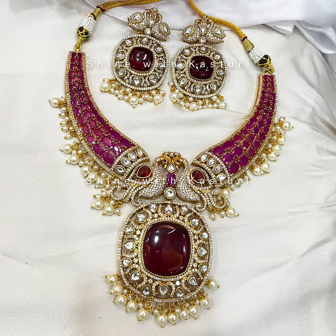 Celebrity Inspired Choker with Royal Pendant - Image 7