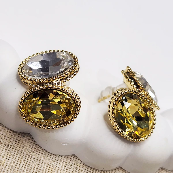 Citrine Dual Crystal Solitaires - Image 3