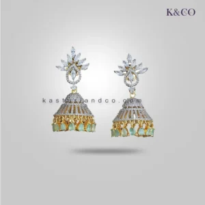 Classic CZ Jhumki Earrings