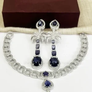 Alternative view of Karine Celebrity Inspired Necklace, CZ & Stones