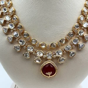 Kundan Layered Necklace Set Online