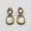 Large Polki Kundan Earrings Online