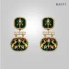 Mani Sabyasachi inspired Earrings with inlay