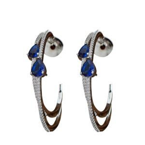 Mila Designer CZ Hoops