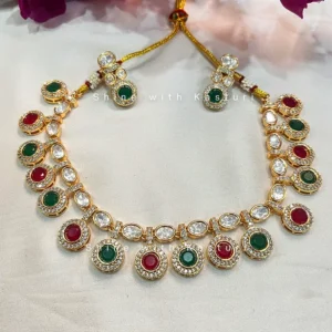 Multicolor Kundan & Stone Choker