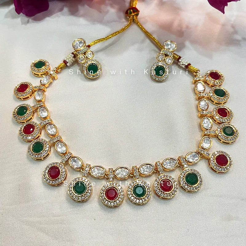 Multicolor Kundan & Stone Choker