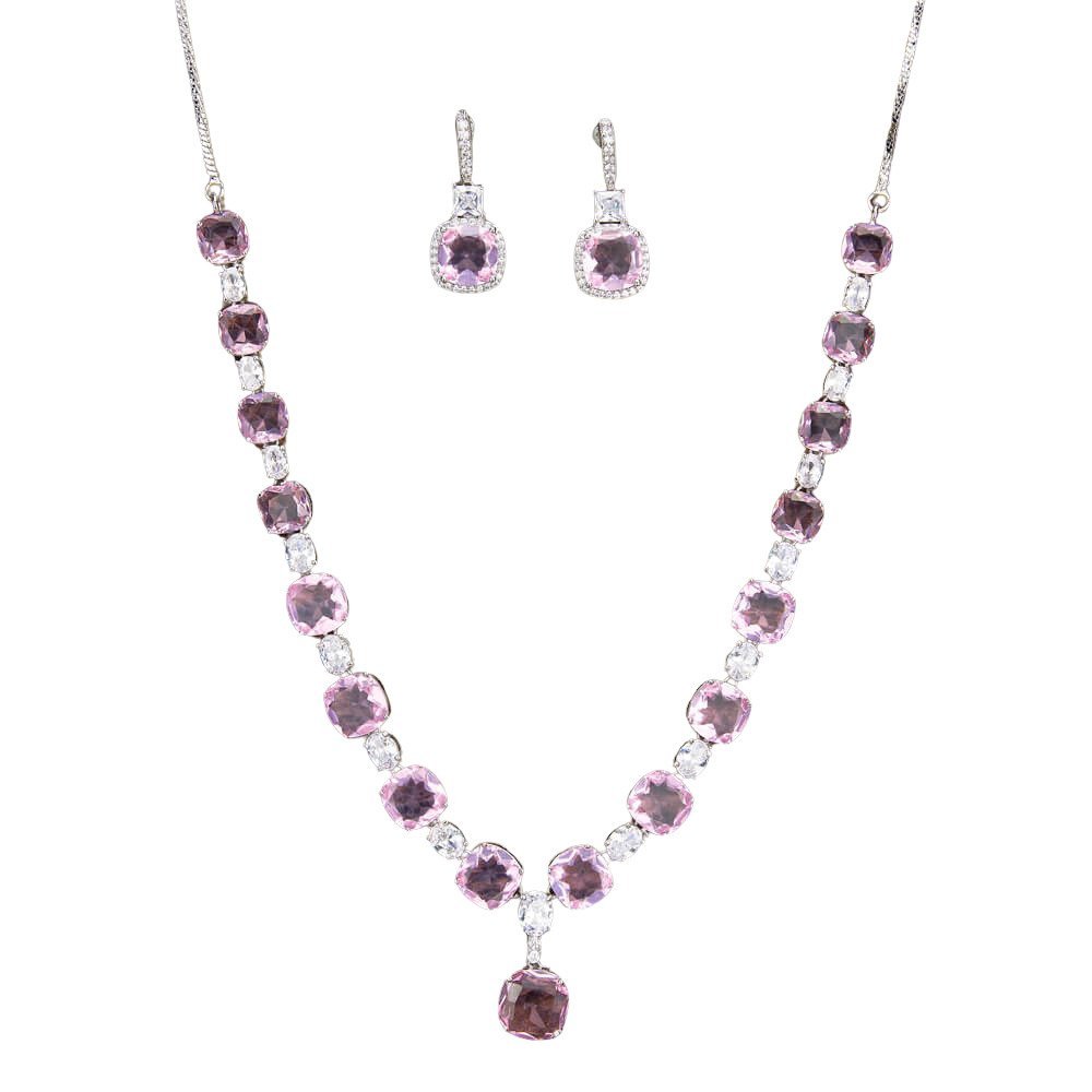 Tia Crystals Necklace with Cubic Zirconia - Image 3