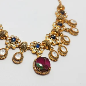 Alternative view of Sabyasachi Inspired Polki & Stone Choker