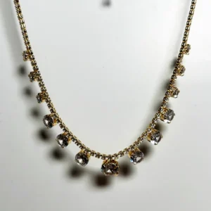Alternative view of Classic Tennis Necklace with stones