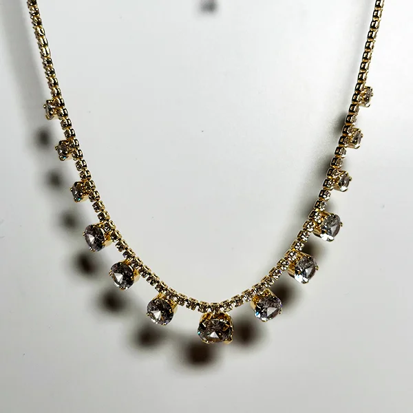Classic Tennis Necklace with stones - Image 2