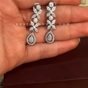 Alternative view of Alisha Diamond look Cubic Zirconia Necklace