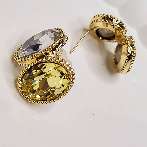 Citrine Dual Crystal Solitaires - Image 2