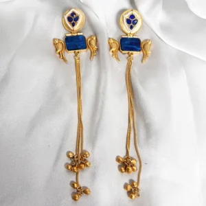 Kashmir Long Jhumkis, Blue