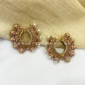 Designer Chandbaali Kundan and Moti