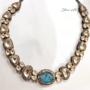 Maya Kundan Necklace with Stone