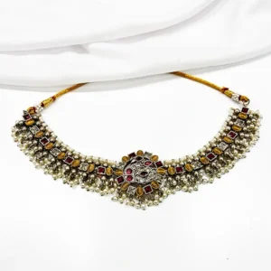 Alternative view of Ethnic Kundan Stone Choker
