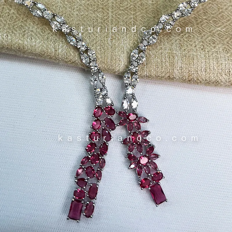 Joyelle special ocassion necklace, Pink - Image 3