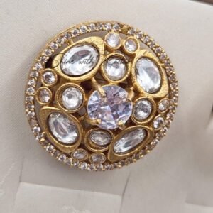 Traditional Polki Cocktail Ring