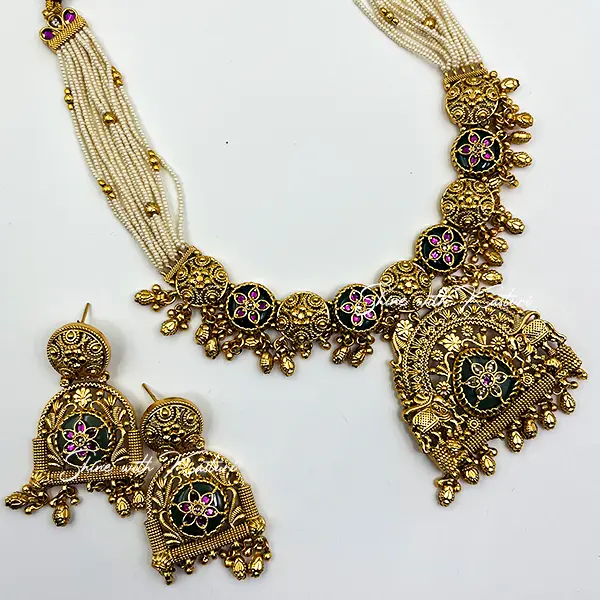 Royal Long Necklace for Indian Weddings