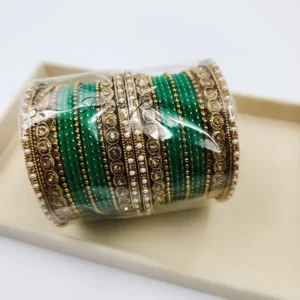 Gold Traditional Indian Bangles Set