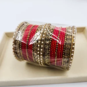 Gold Traditional Indian Bangles Set