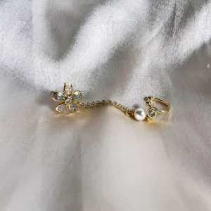 Tina Silver Ear Cuff (Right)