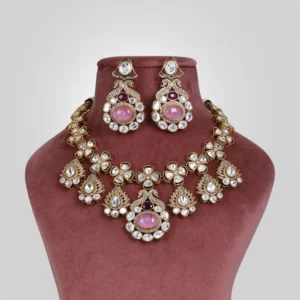 Premium Polki Necklace Set