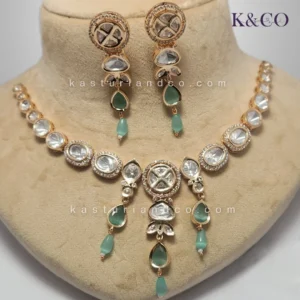 Tyani Fusion Necklace Set Sea Green (on Backorder)